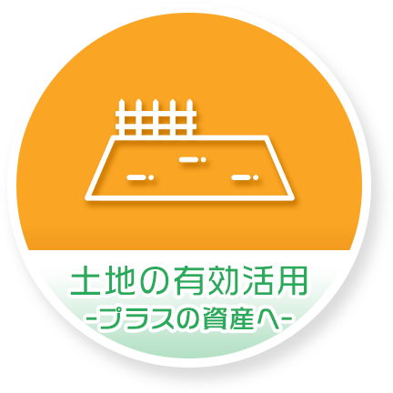 土地の有効活用-プラスの資産へ-